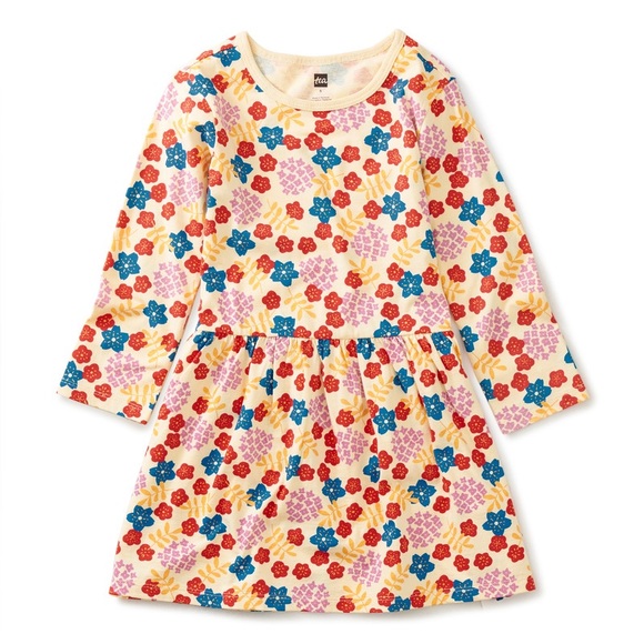 Tea‎ Collection Multicolor Floral Kids Dress Size 7 - Picture 1 of 4